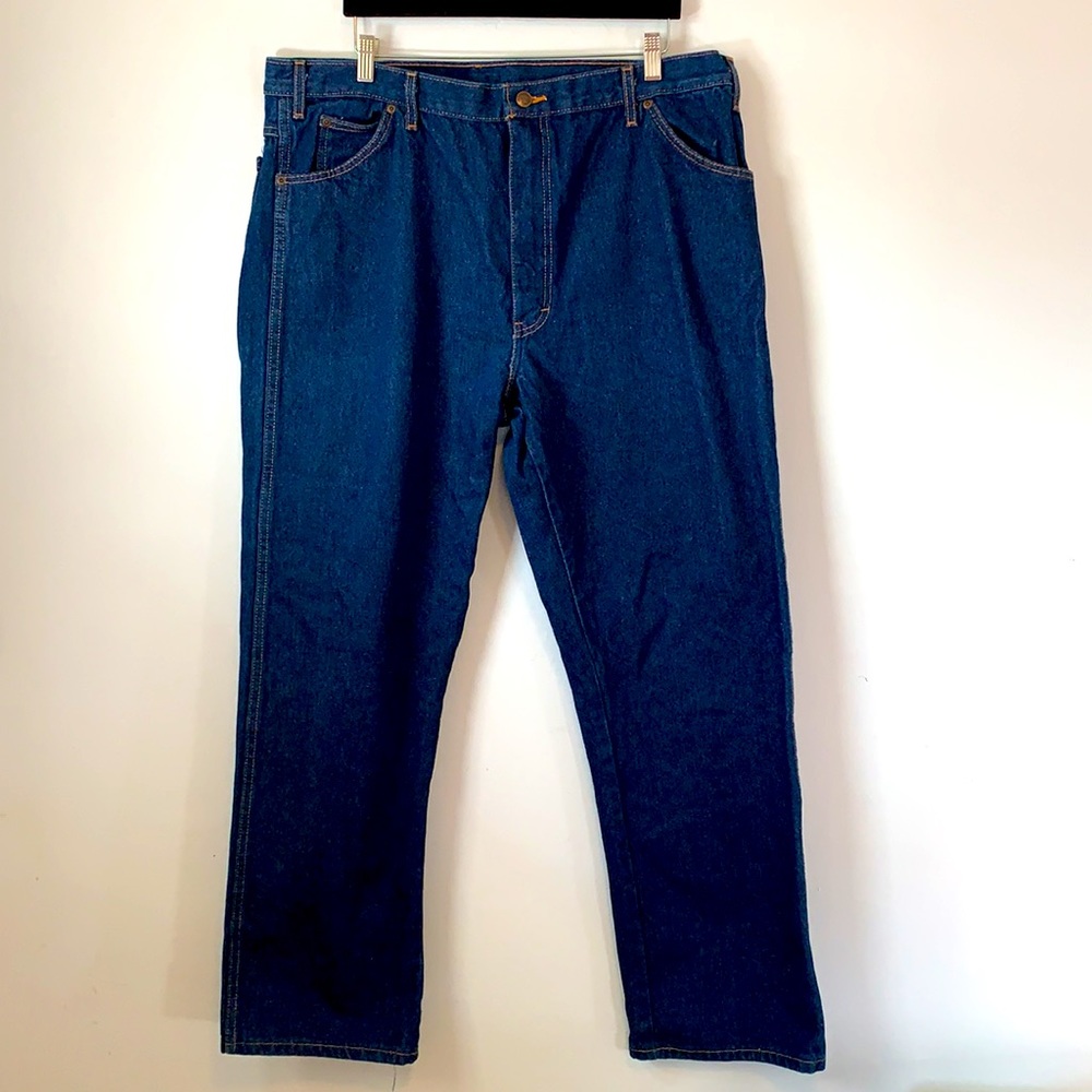 Dickies Relaxed Fit 2 Pair 100% Cotton Heavyweight Mens 42x32 Denim Jeans Pants